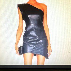 Corey Leather Mini Dress from Lamarque